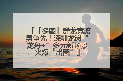 「多图」群龙竞渡勇争先！深圳龙岗“龙舟+”多元新场景火爆“出圈”
