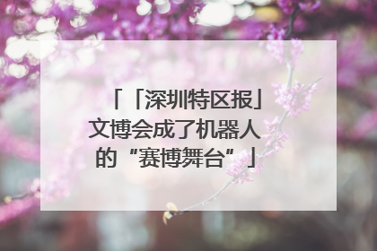 「深圳特区报」文博会成了机器人的“赛博舞台”