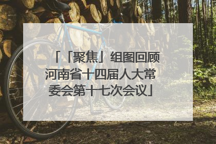 「聚焦」组图回顾河南省十四届人大常委会第十七次会议