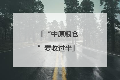 “中原粮仓”麦收过半