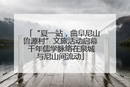 “夏一站，曲阜尼山鲁源村”文旅活动启幕 千年儒学脉络在泉城与尼山间流动