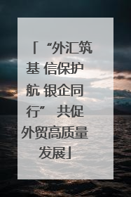 “外汇筑基 信保护航 银企同行” 共促外贸高质量发展