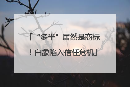 “多半”居然是商标！白象陷入信任危机