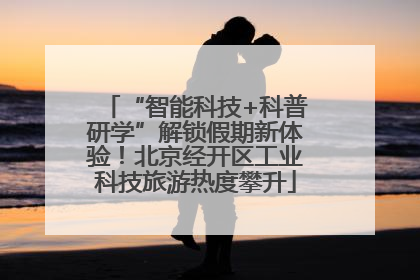 “智能科技+科普研学”解锁假期新体验！北京经开区工业科技旅游热度攀升