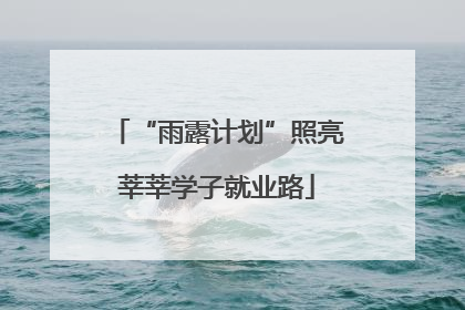 “雨露计划”照亮莘莘学子就业路
