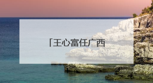 王心富任广西壮族自治区党委组织部部长