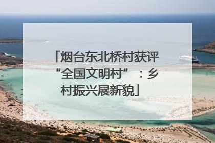 烟台东北桥村获评“全国文明村”：乡村振兴展新貌