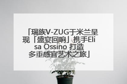 瑞族V-ZUG于米兰呈现「盛宴回响」携手Elisa Ossino 打造多重感官艺术之旅