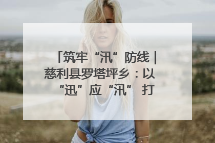 筑牢“汛”防线｜慈利县罗塔坪乡：以“迅”应“汛” 打赢暴雨防御战