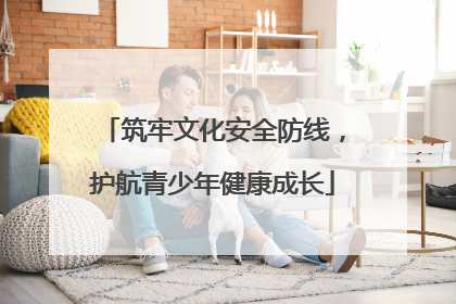 筑牢文化安全防线，护航青少年健康成长