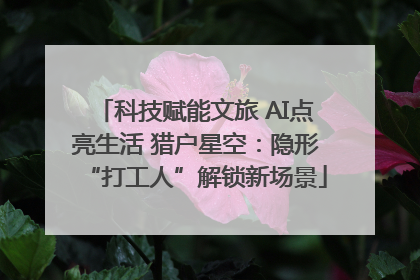 科技赋能文旅 AI点亮生活 猎户星空：隐形“打工人”解锁新场景