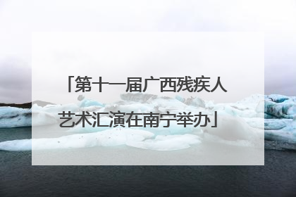 第十一届广西残疾人艺术汇演在南宁举办