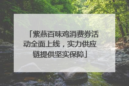 紫燕百味鸡消费券活动全面上线，实力供应链提供坚实保障