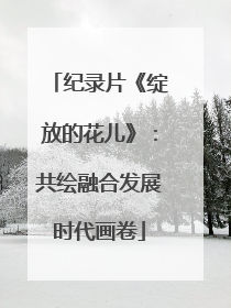 纪录片《绽放的花儿》：共绘融合发展时代画卷
