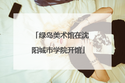 绿岛美术馆在沈阳城市学院开馆