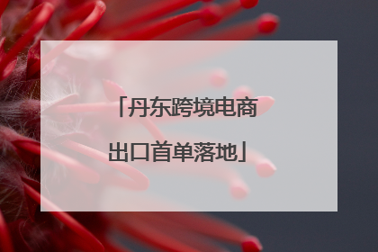 丹东跨境电商出口首单落地
