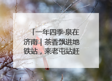 一年四季·泉在济南｜茶香飘进地铁站，来老屯站赶一场别开生面的“茶韵市集”！