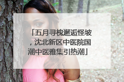 五月寻槐邂逅怪坡，沈北新区中医院国潮中医雅集引热潮