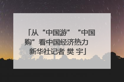 从“中国游”“中国购”看中国经济热力 新华社记者 樊 宇