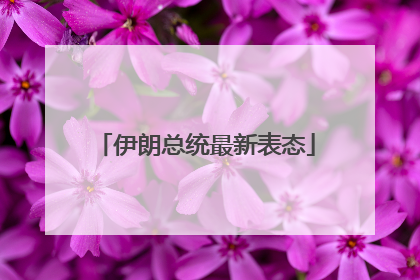 伊朗总统最新表态