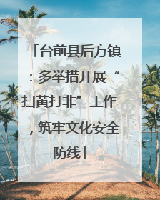 台前县后方镇：多举措开展“扫黄打非”工作，筑牢文化安全防线