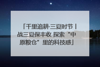 千里追耕·三夏时节丨战三夏保丰收 探索“中原粮仓”里的科技感