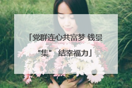 党群连心共富梦 钱景 “集” 结幸福力