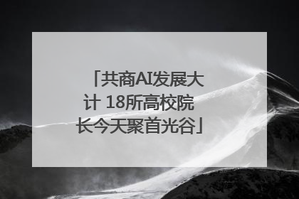 共商AI发展大计 18所高校院长今天聚首光谷