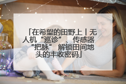 在希望的田野上丨无人机“巡诊”、传感器“把脉” 解锁田间地头的丰收密码