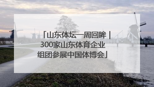 山东体坛一周回眸｜300家山东体育企业组团参展中国体博会