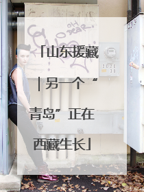 山东援藏｜另一个“青岛”正在西藏生长