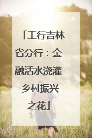 工行吉林省分行：金融活水浇灌 乡村振兴之花