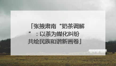 张掖肃南“奶茶调解”：以茶为媒化纠纷 共绘民族和谐新画卷