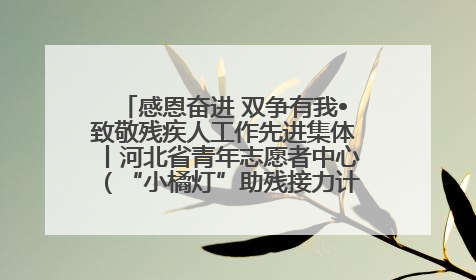 感恩奋进 双争有我•致敬残疾人工作先进集体丨河北省青年志愿者中心（“小橘灯”助残接力计划实施团队）：用温暖陪伴，守护特殊孩子成长