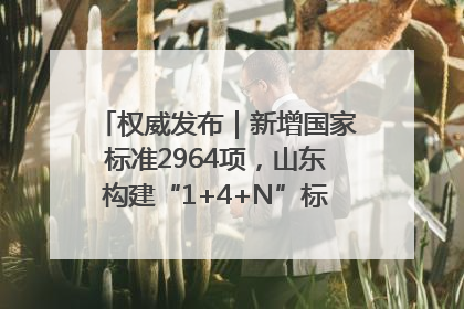 权威发布｜新增国家标准2964项，山东构建“1+4+N”标准化创新发展新格局