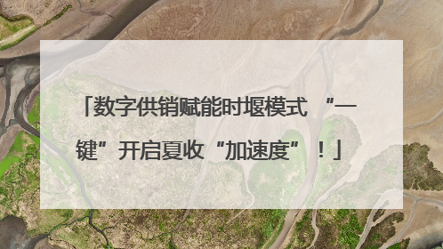数字供销赋能时堰模式 “一键”开启夏收“加速度”！