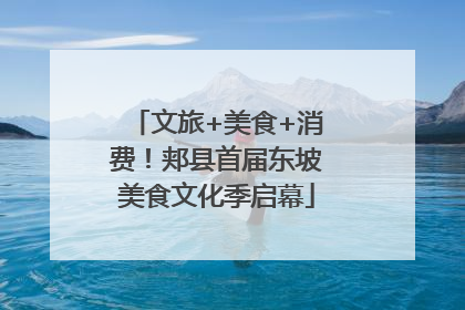 文旅+美食+消费！郏县首届东坡美食文化季启幕