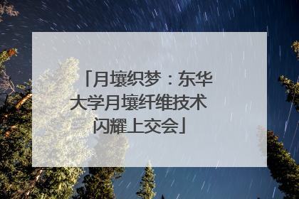 月壤织梦：东华大学月壤纤维技术闪耀上交会