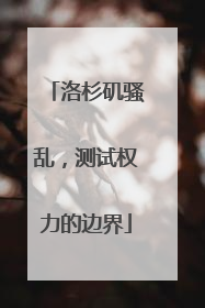 洛杉矶骚乱，测试权力的边界