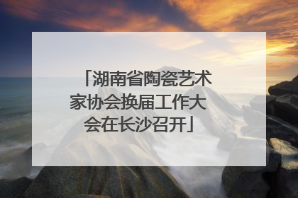 湖南省陶瓷艺术家协会换届工作大会在长沙召开