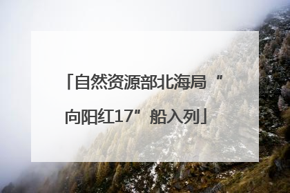 自然资源部北海局“向阳红17”船入列