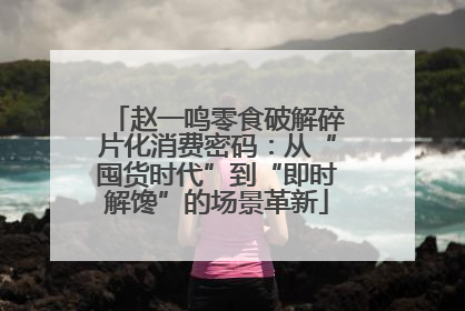 赵一鸣零食破解碎片化消费密码：从“囤货时代”到“即时解馋”的场景革新