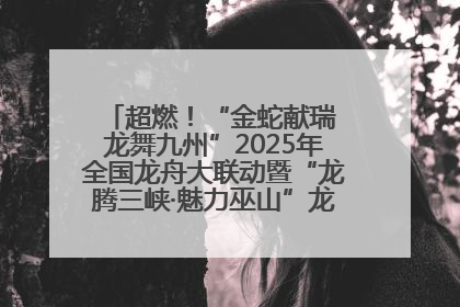 超燃！“金蛇献瑞 龙舞九州”2025年全国龙舟大联动暨“龙腾三峡·魅力巫山”龙舟邀请赛圆满落幕！