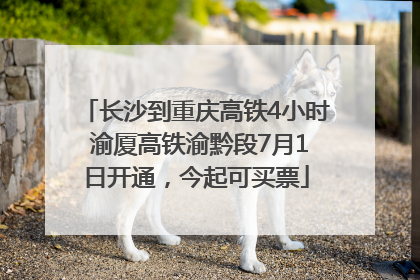 长沙到重庆高铁4小时 渝厦高铁渝黔段7月1日开通，今起可买票