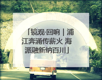 镜观·回响｜浦江奔涌传薪火 海派融新纳百川