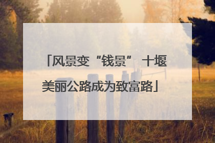 风景变“钱景” 十堰美丽公路成为致富路