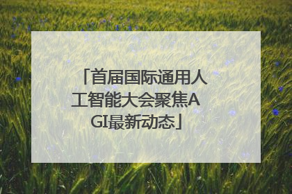 首届国际通用人工智能大会聚焦AGI最新动态