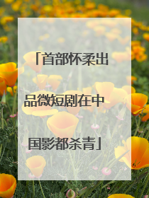 首部怀柔出品微短剧在中国影都杀青