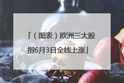 （图表）欧洲三大股指6月3日全线上涨