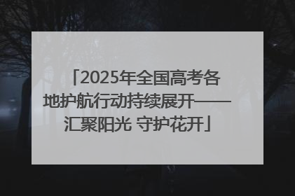 2025年全国高考各地护航行动持续展开——汇聚阳光 守护花开